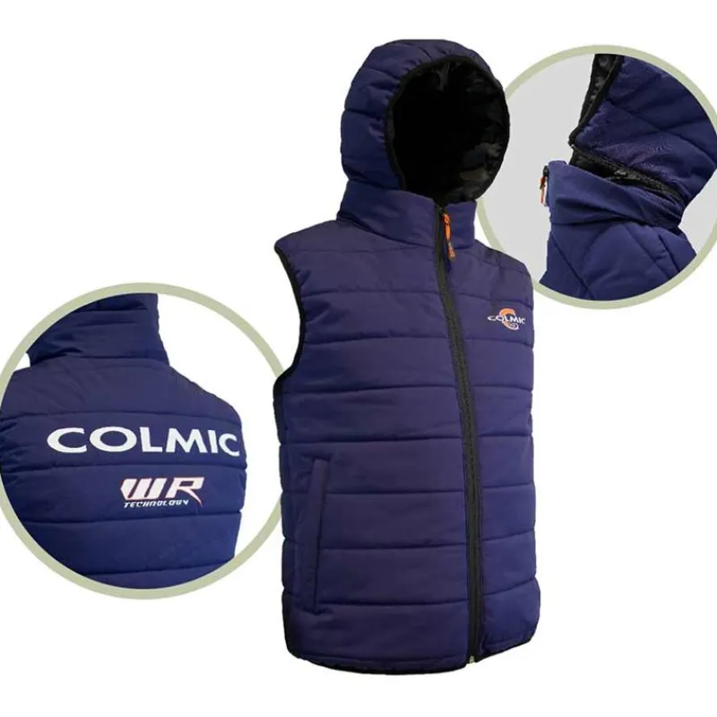Colmic Veste Sans Manches Homme Piumino Wr - Bleu * Sweats & Polaires