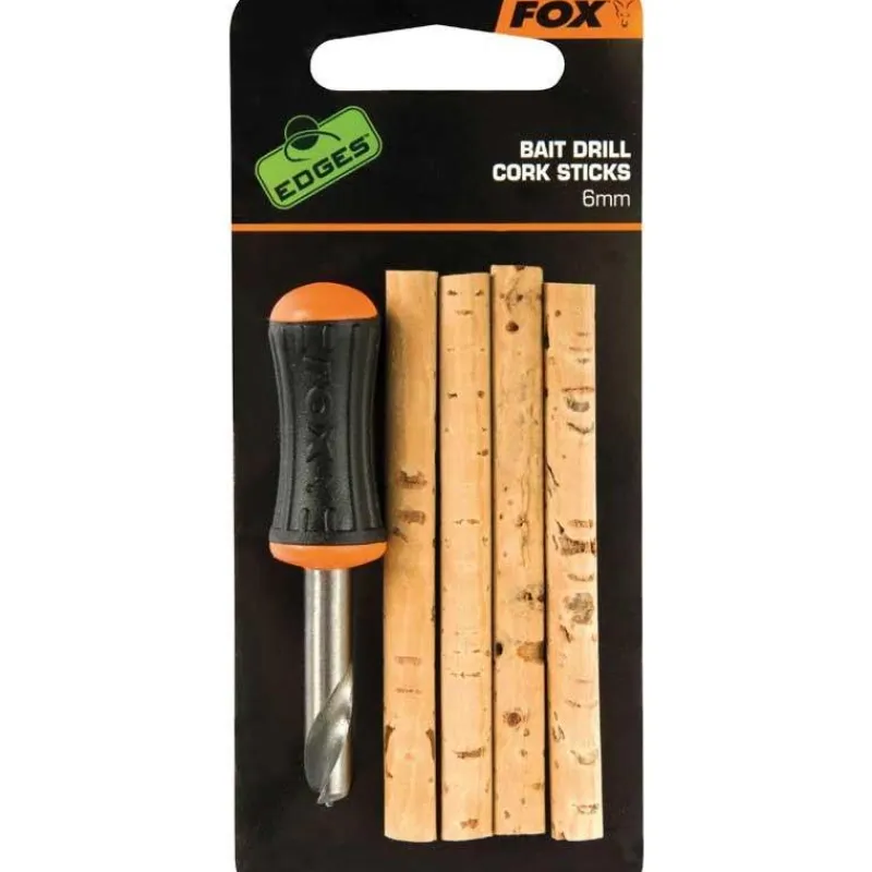Fox Vrille A Bouillette Edges Drill & Cork Stick Set * Petit Outillage