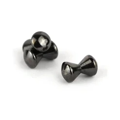 Textreme Yeux Brass S.W. Eyes - Black * Fly Tying